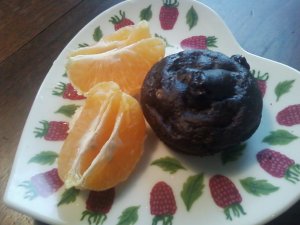 Healthy Chocolate-Orange Muffin